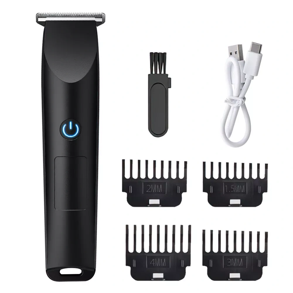 Men Pro Electric Hair Clippers Beard Trimmer Cutting Barber Shaving Machine Black view 2