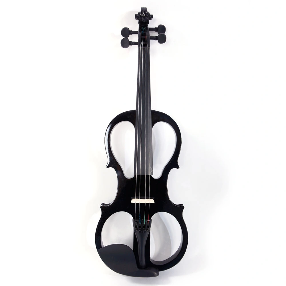 4/4 Electric Silent Violin Accessory Kit - Case, Bow, Rosin, Headphone & Connecting Line V-0