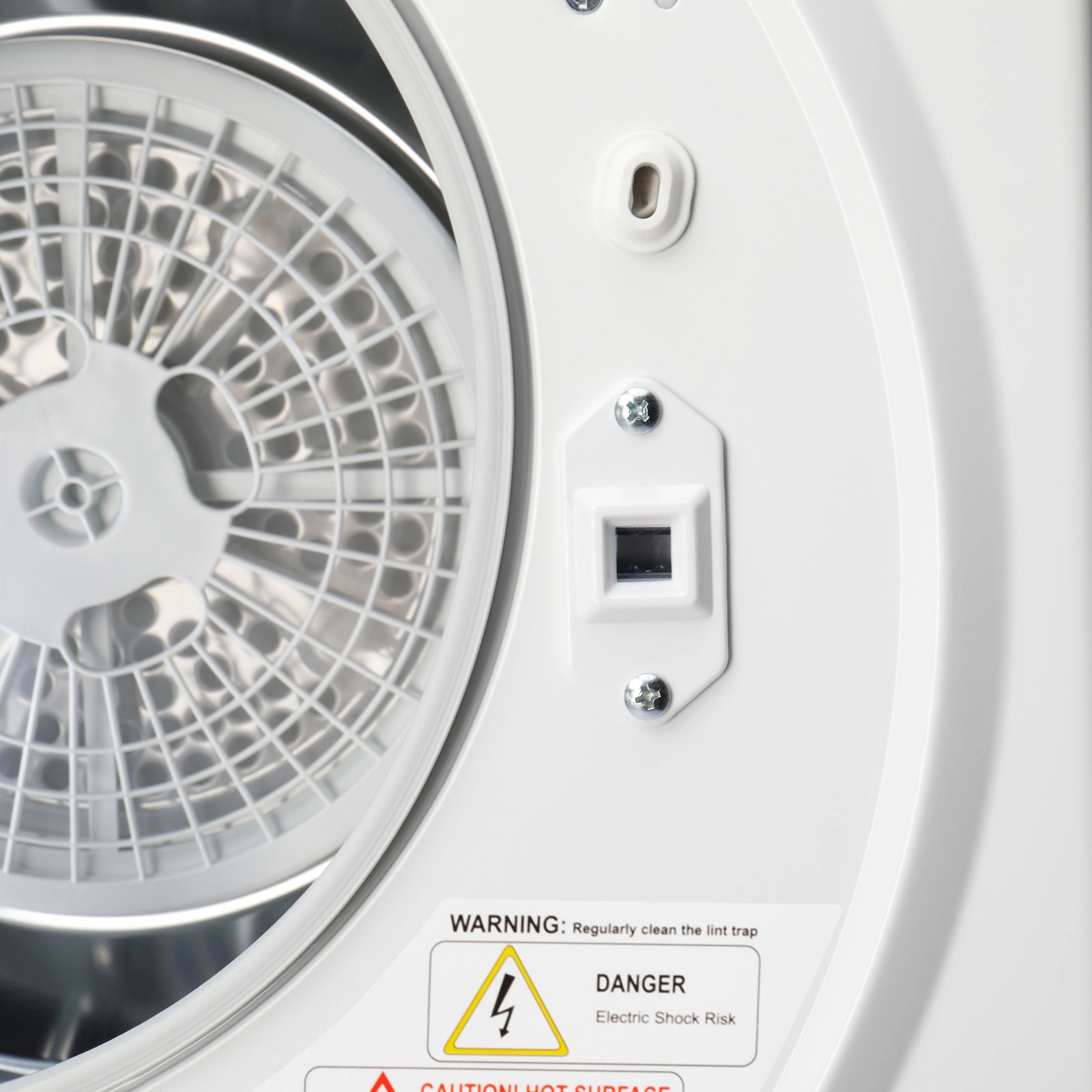 GYM25-78 Compact Portable Household clothes Dryer 1.6cuft with Stainless Steel Drum Black and White 120V MECHANICAL Control ETL Certification view 11