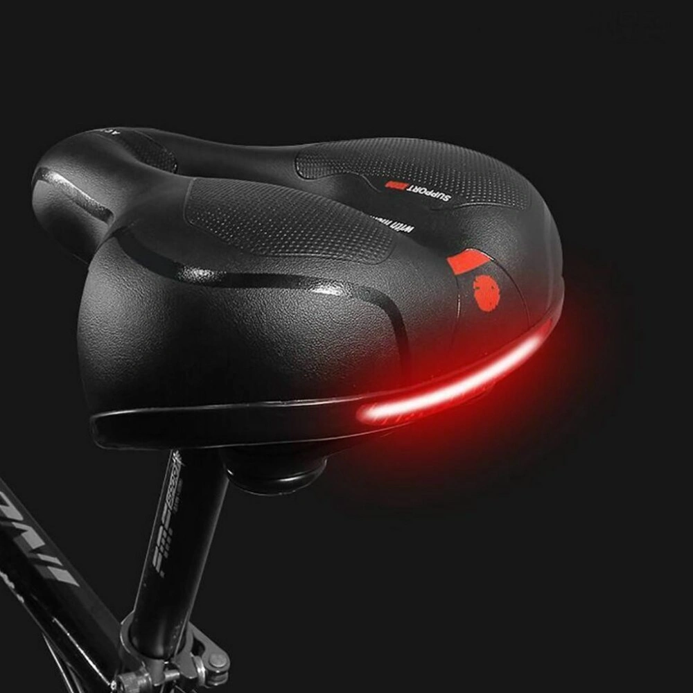 Gel Bicycle Saddle Seat - Comfortable Padded Touring Bike Seat for Men Women view 5