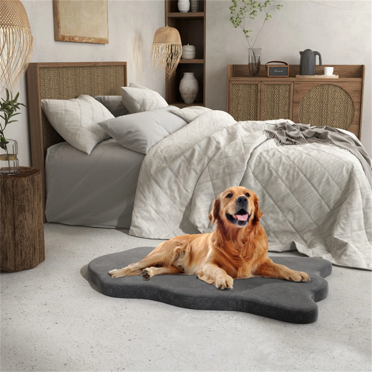43 Inch Orthopedic Dog Bed for Large Dogs - Memory Foam Pet Bed with Removable Washable Cover view 9