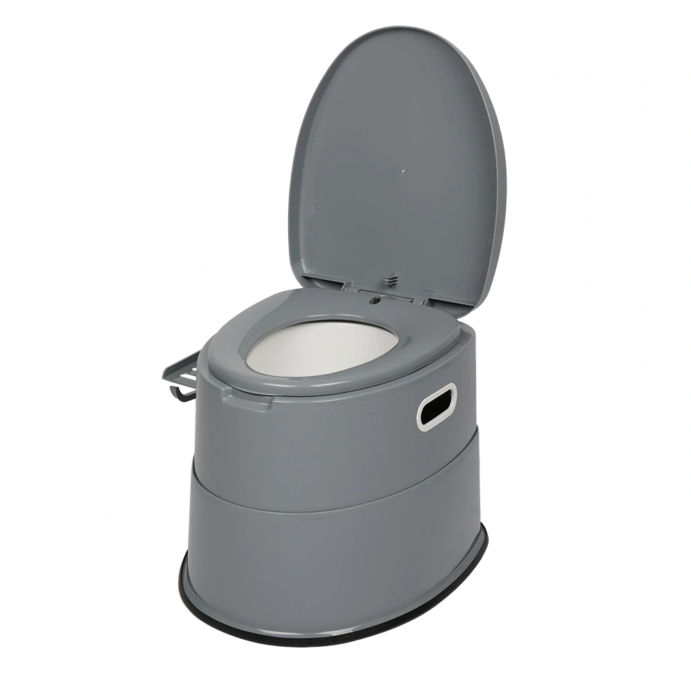 Portable Toilet with Non-slip Mat Grey view 10