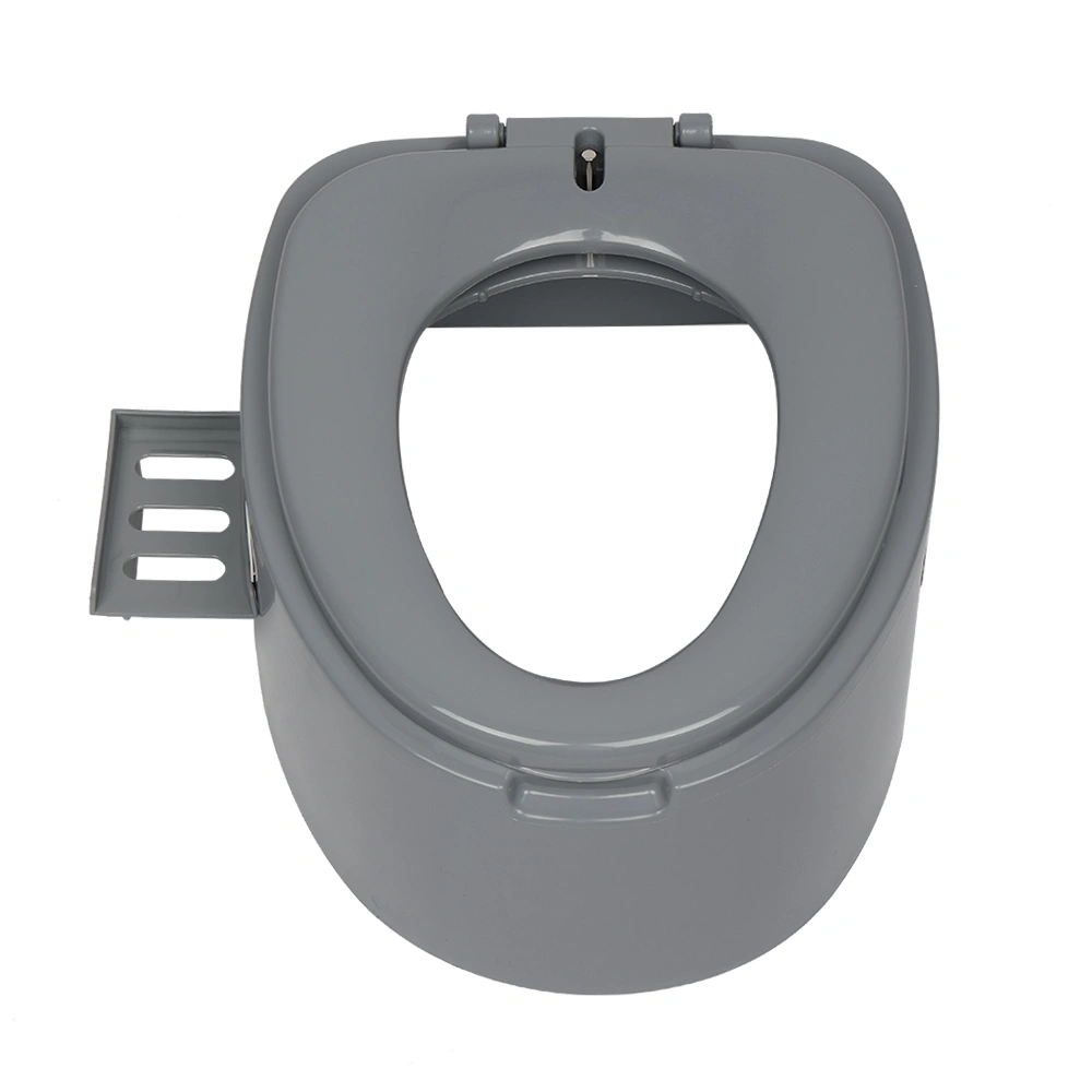 Portable Toilet with Non-slip Mat Grey view 13