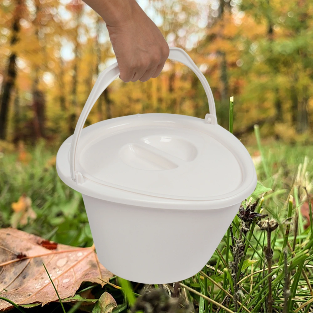 Portable Toilet with Non-slip Mat Grey view 16