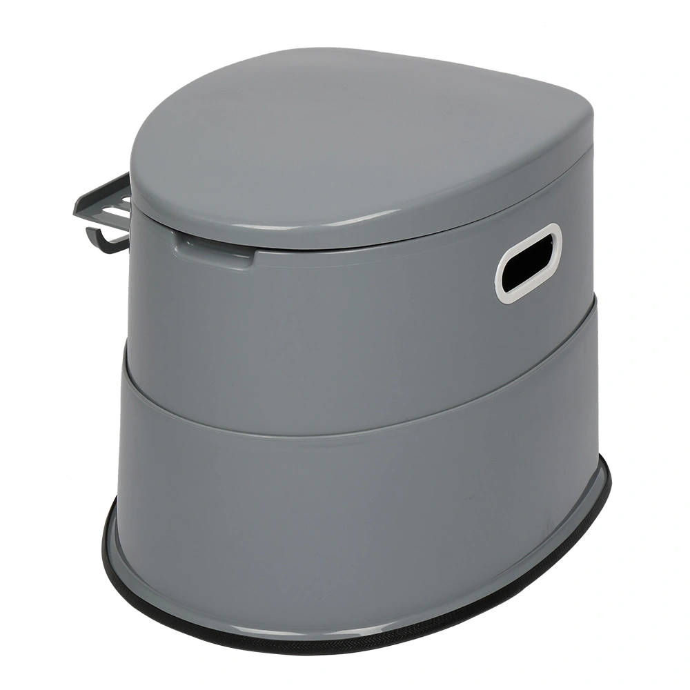 Portable Toilet with Non-slip Mat Grey view 5
