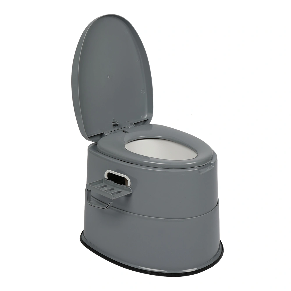 Portable Toilet with Non-slip Mat Grey view 9