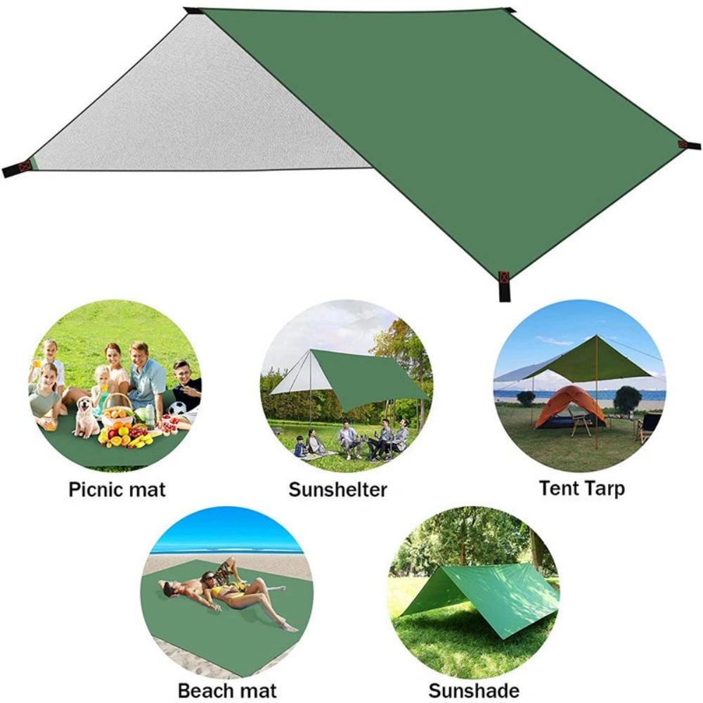 Waterproof Flysheet Groundsheet Camping Tarp Shelter Alas Tent Floor Sheet Awning view 3
