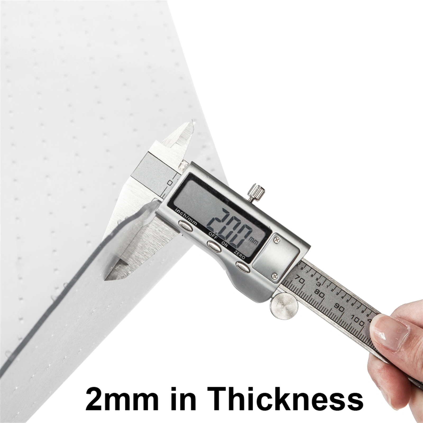 PVC Rectangle Floor Protection Mat Chair Mat with Nail Transparent view 13