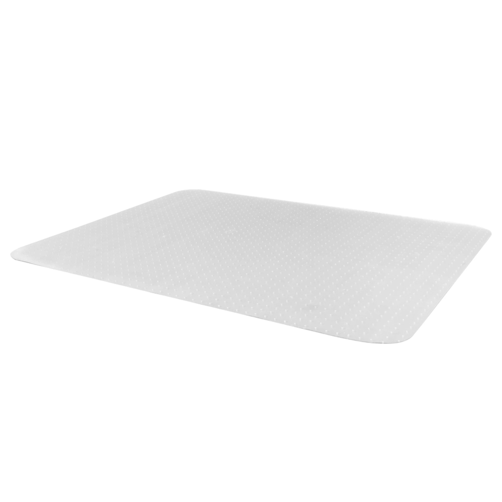 PVC Rectangle Floor Protection Mat Chair Mat with Nail Transparent view 2