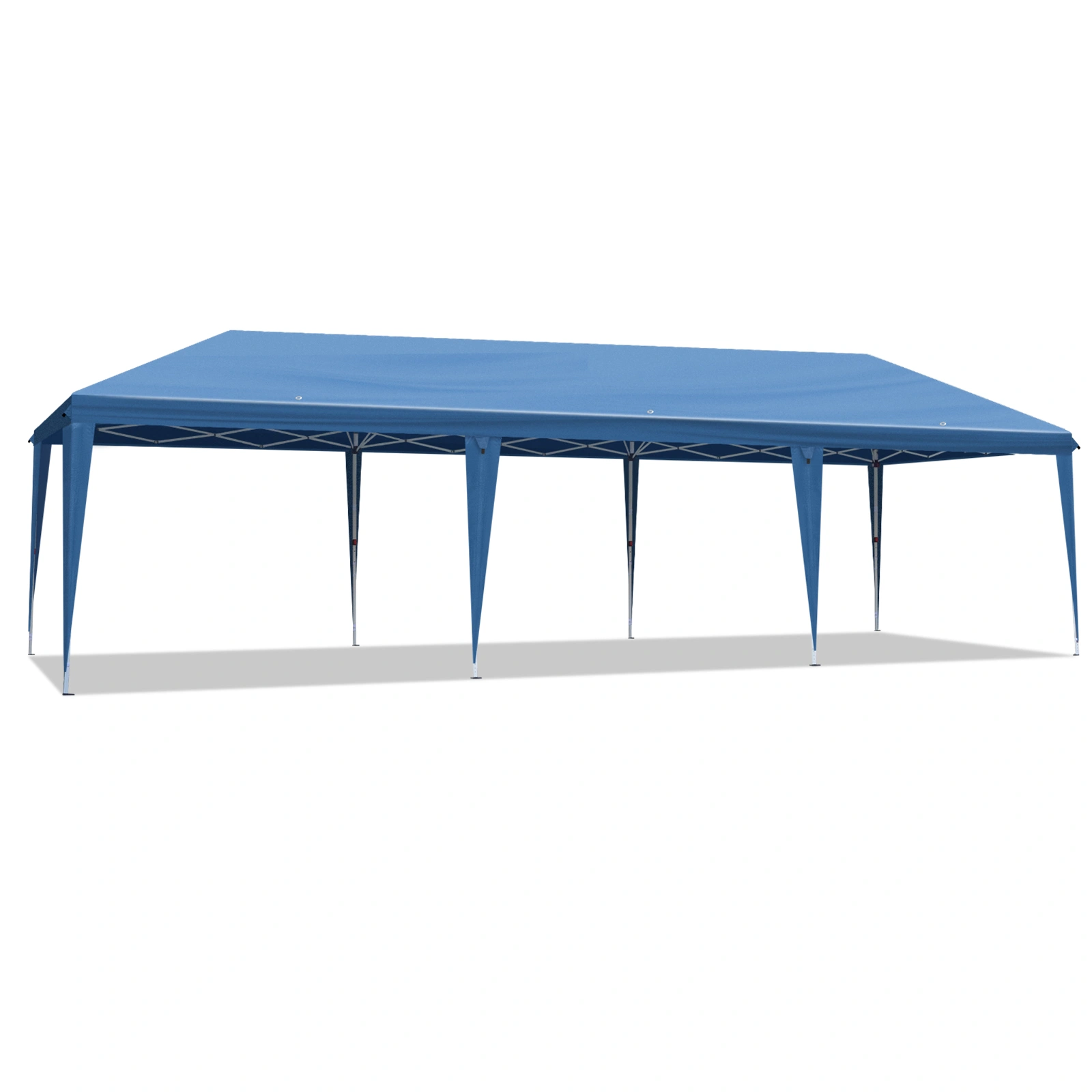 10x30ft Pop Up Canopy Tent, Portable Instant Canopy with 8 Sidewalls, Outdoor Event Canopy for Party Wedding Birthday, Blue view 5