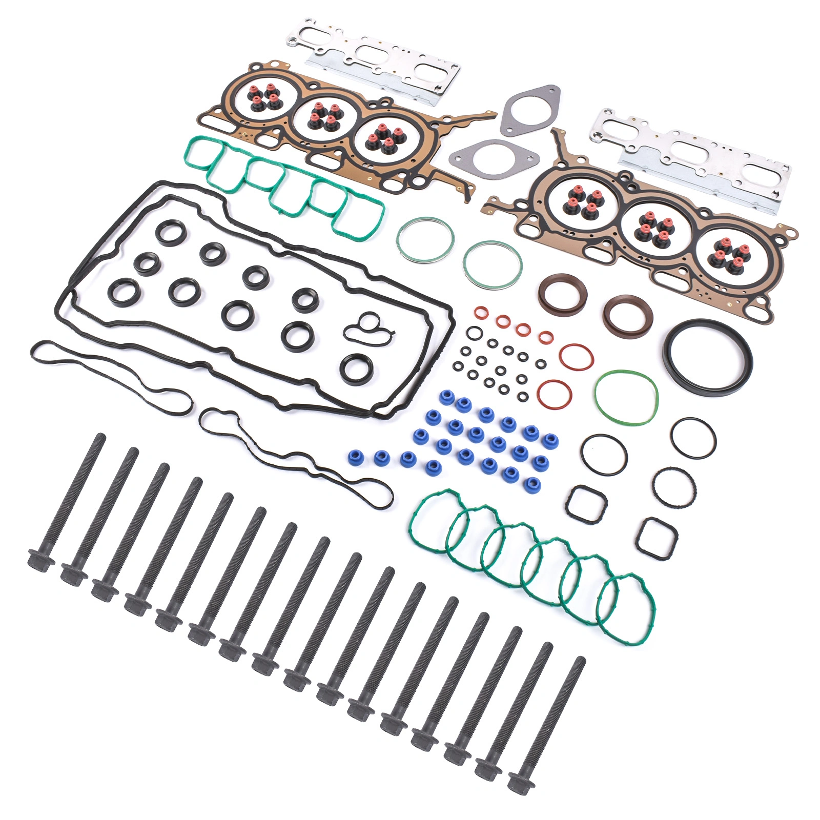 Engine Full Gasket Set w/ Head Bolts Replacement for 2011-2018 Ford Edge 3.5l # 7E5Z7H469C view 2