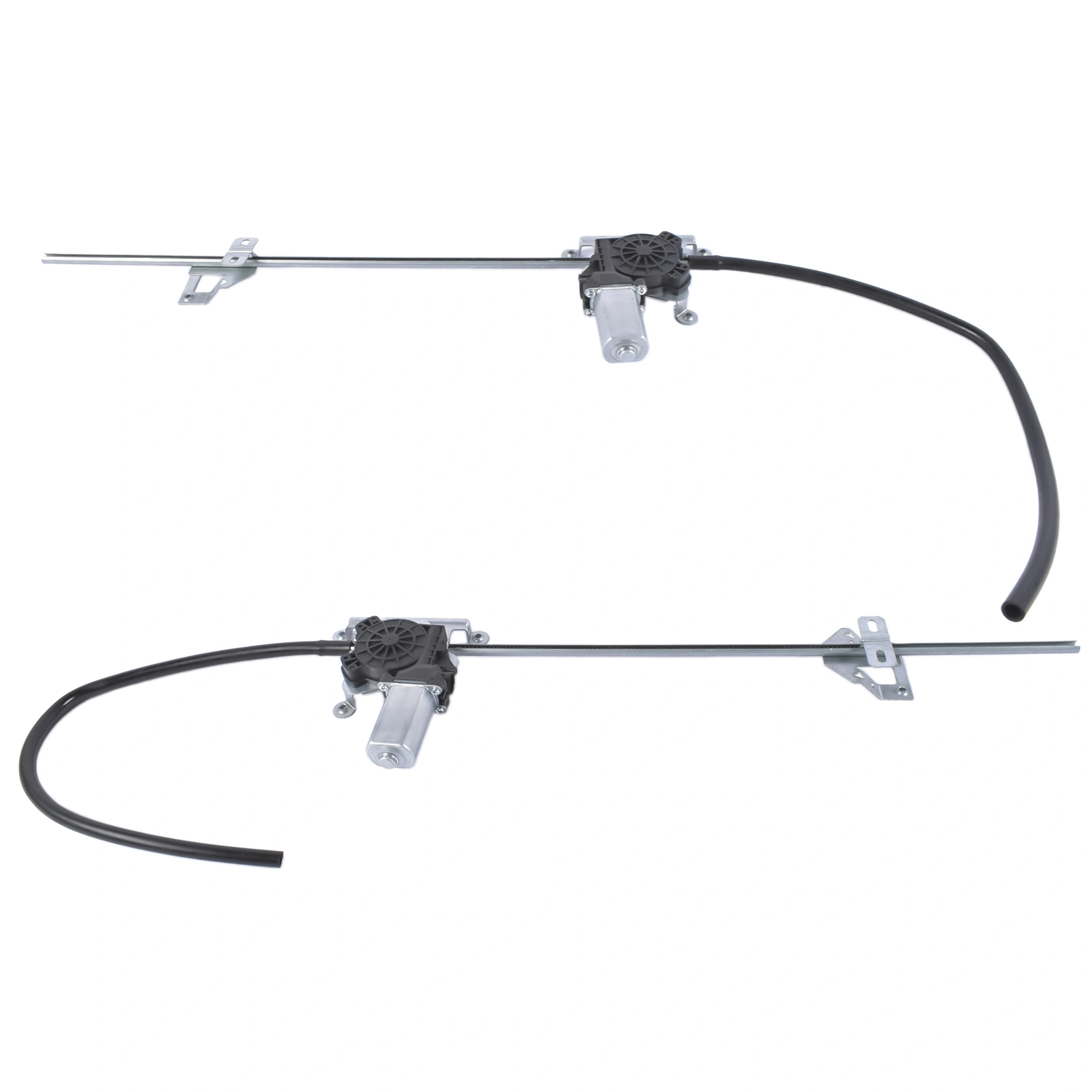 2Pcs Front Driver and Passenger Power Window Regulator with Motor Fit for Freightliner FLD112 120 132 view 3