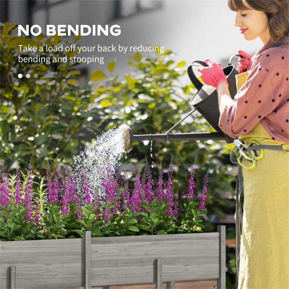 4 Piece Raised Garden Bed Kit with Cover - Metal Steel Planter Box for Vegetables Flowers Herbs Outdoor Indoor Home & Patio view 7