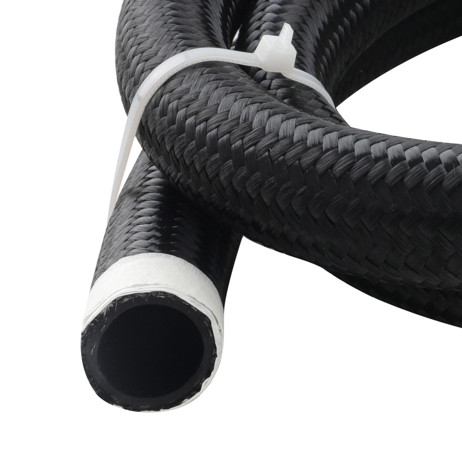 AN16 16AN AN-16 Nylon Steel Braided Oil Fuel Gas Radiator Line Hose 500psi view 4