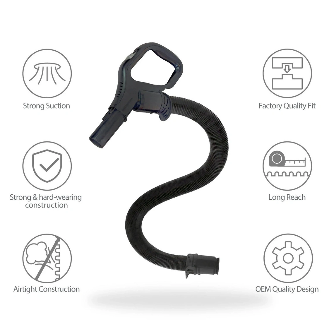 Replacement Vacuum Hose for Shark NV602UK NV612UK NV702UK - Quick Release Cleaning Accessory