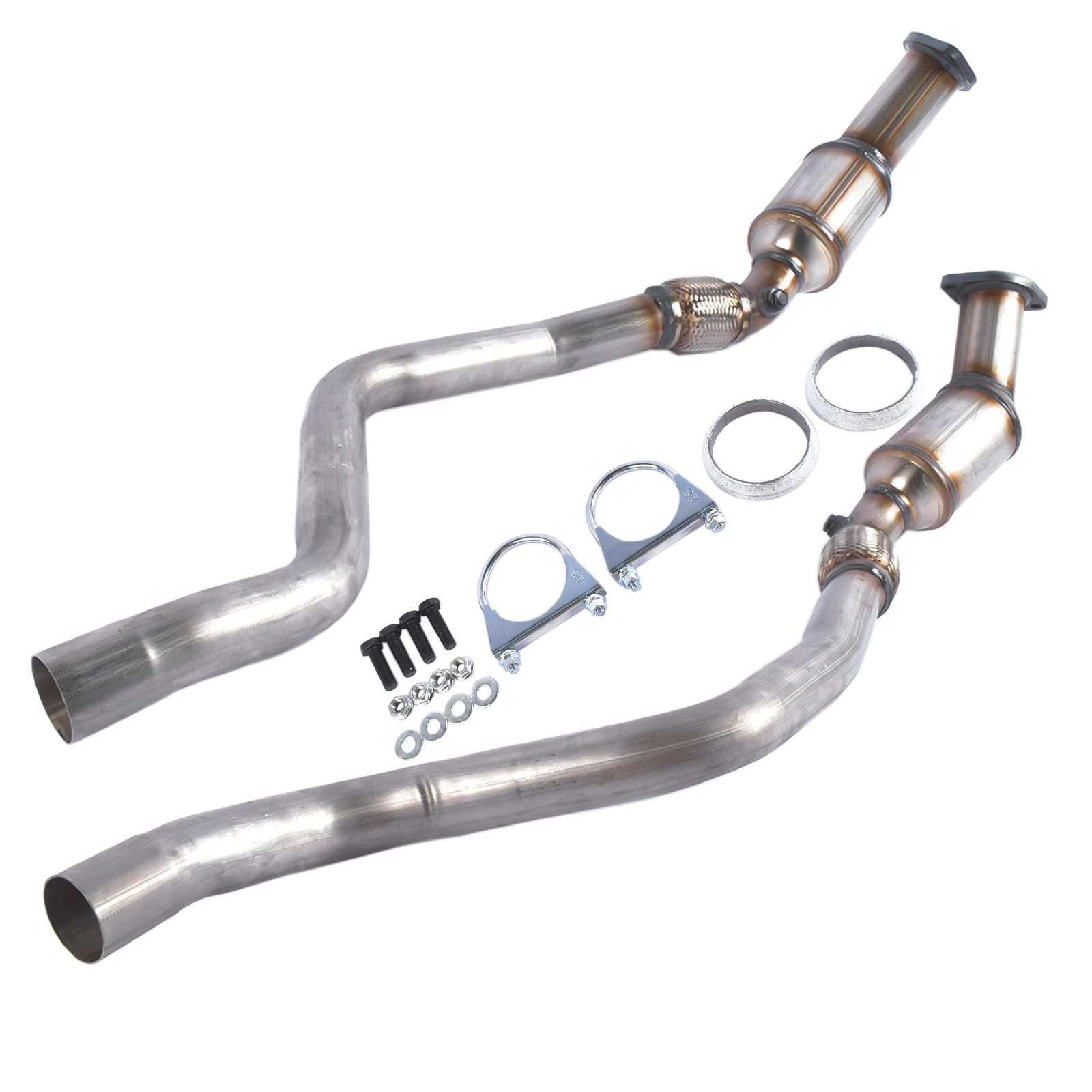 Left & Right Catalytic Converter Replacement for Chrysler 300 Dodge Magnum Charger 5.7L V8 RWD 2005-2007 view 8