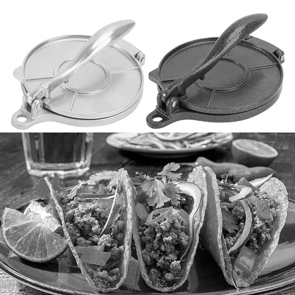20CM Aluminum Alloy Noodle Press with Handle, Manual Tortilla Press, Dumpling & Pancake Mold, Kitchen Cooking Tool view 5