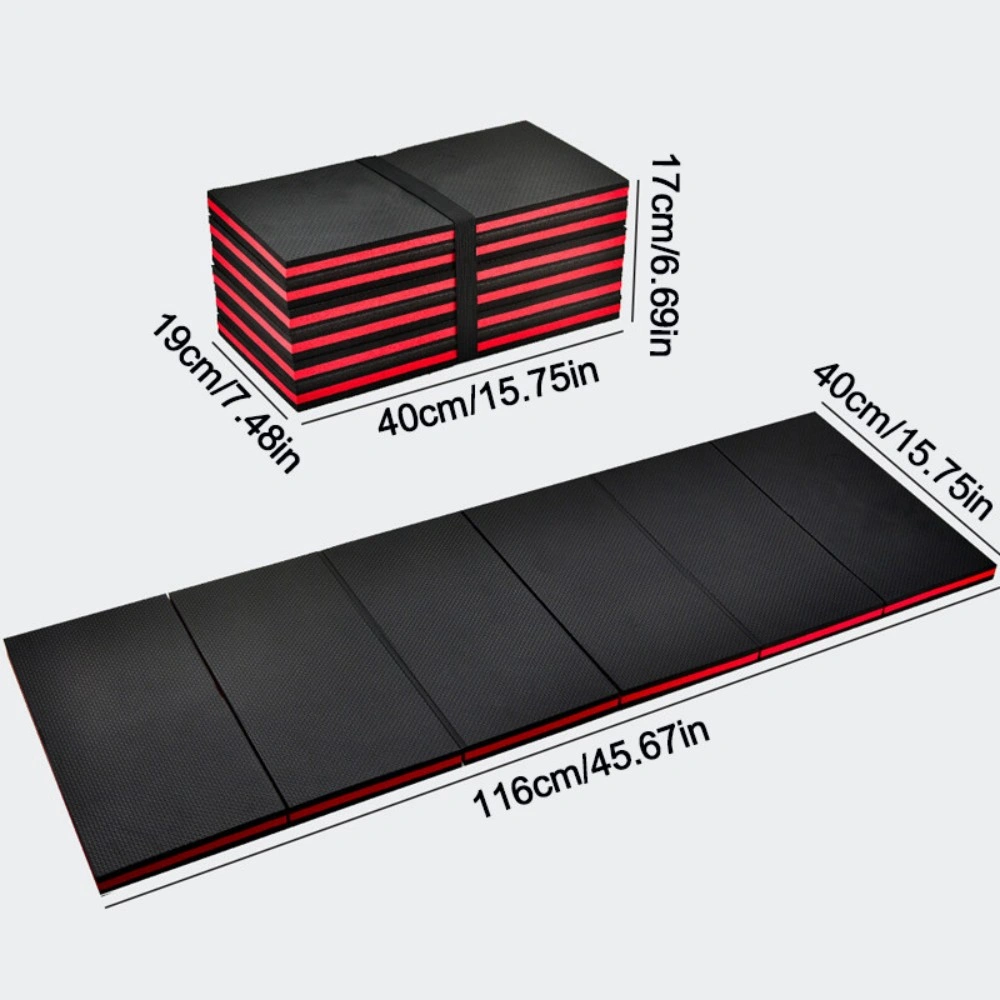 3 in 1 EVA Foam Mechanics Kneeling Mat, Large Folding Garage Mat 30mm Thick, Heavy Duty for Laying Work view 3