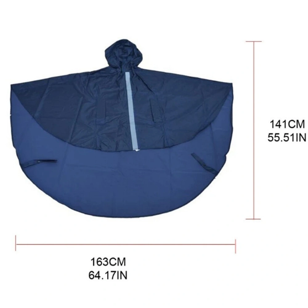 Wheelchair Waterproof Poncho Rain Cover with Hood, Disability Aid Rain Mac Coat for Outdoor Use view 4
