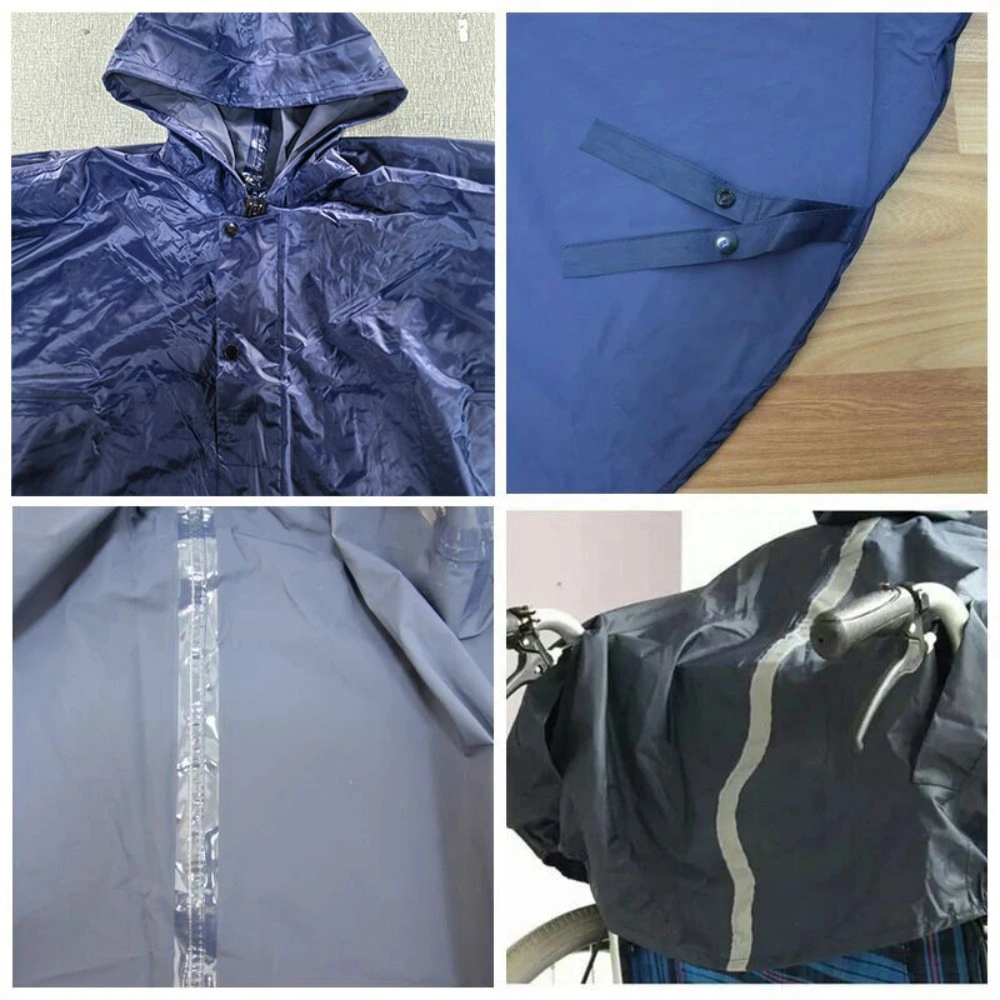 Wheelchair Waterproof Poncho Rain Cover with Hood, Disability Aid Rain Mac Coat for Outdoor Use view 9