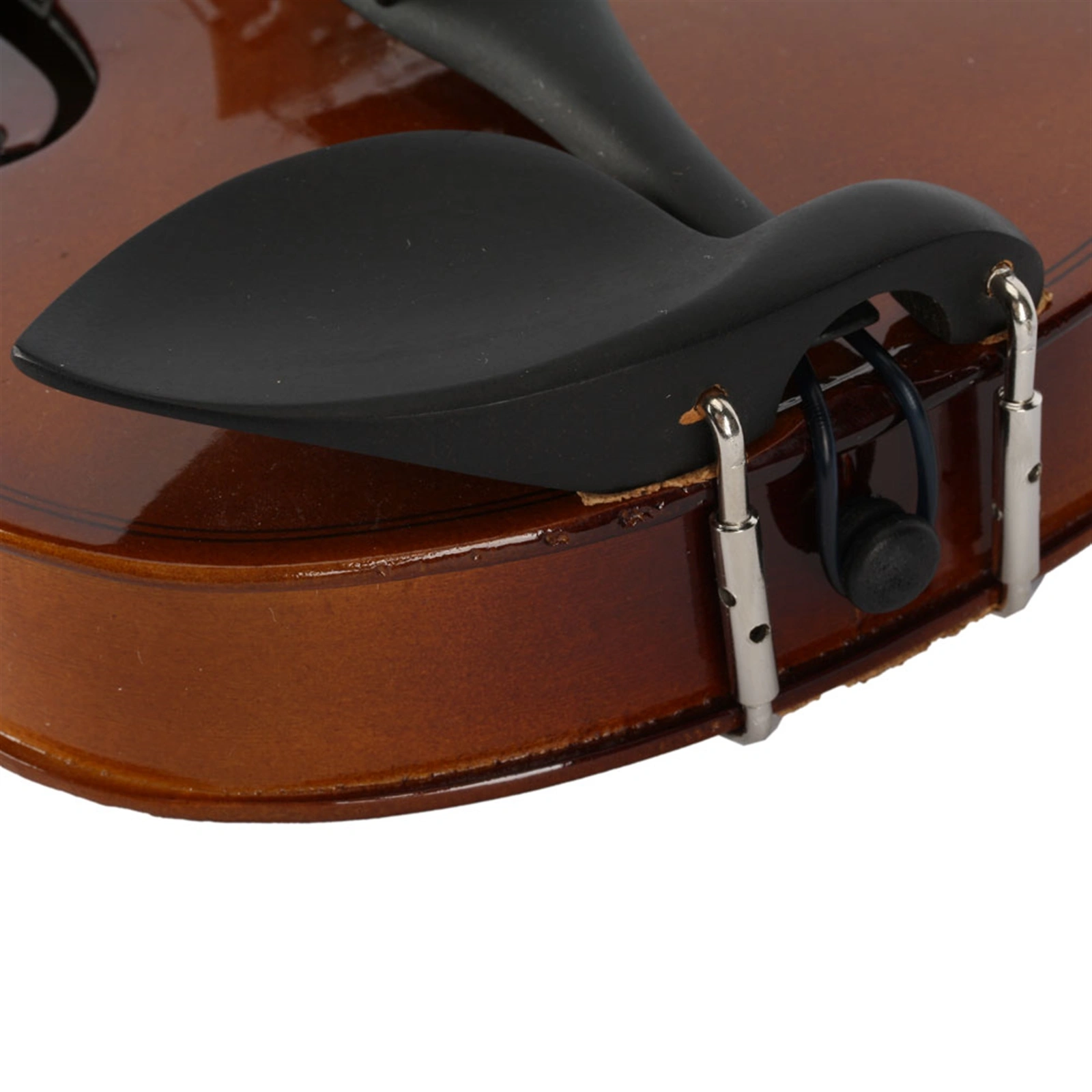 1/4 Size Acoustic Violin Beginner Set with Hard Case Bow Rosin Natural Finish view 6
