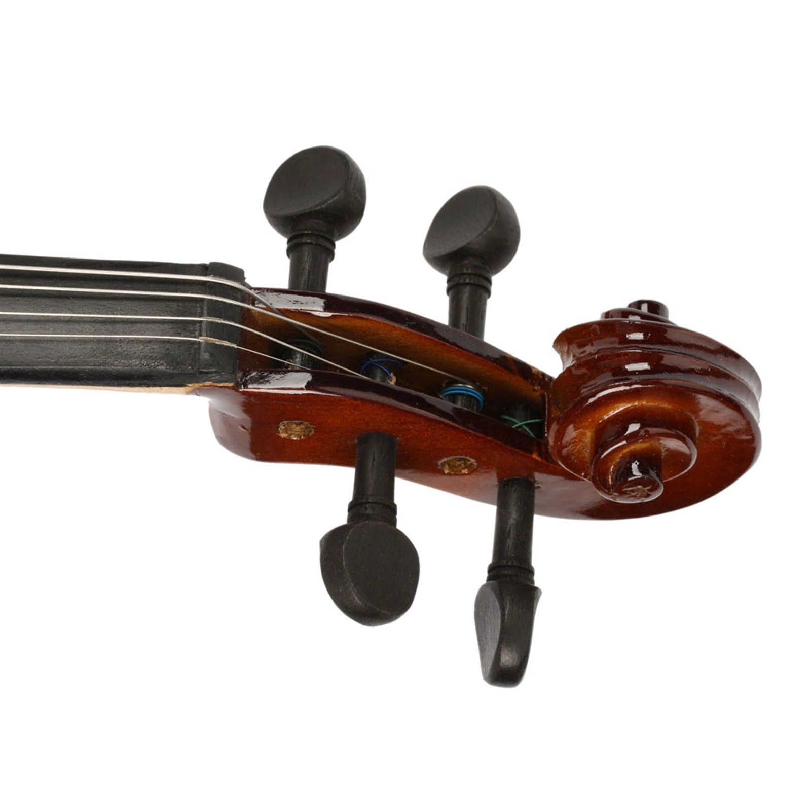 1/4 Size Acoustic Violin Beginner Set with Hard Case Bow Rosin Natural Finish view 8