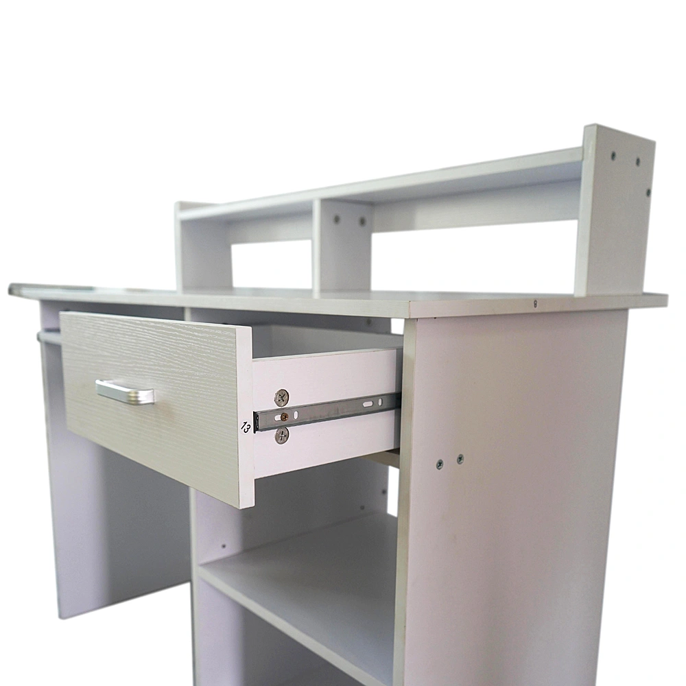 General Style Modern E1 15MM Chipboard Computer Desk White view 6