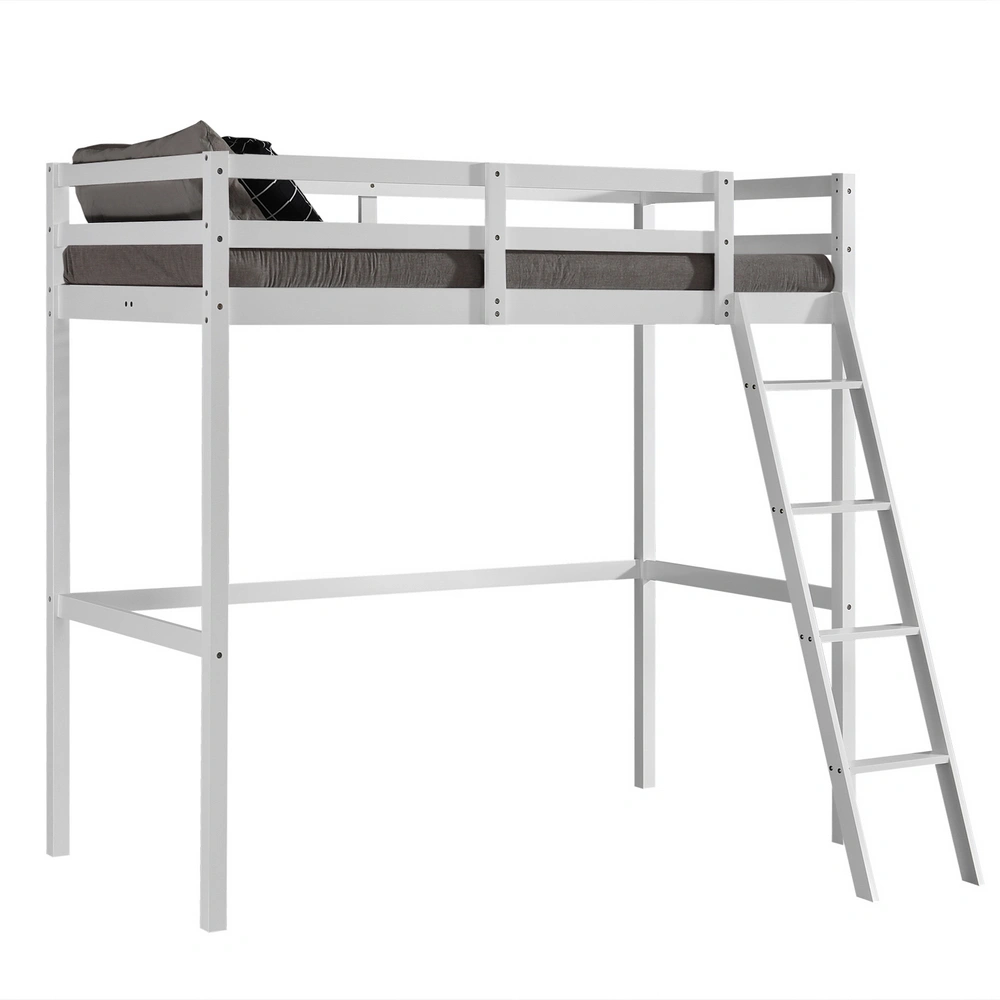 Solid Pine High Foot Single Bed Frame 3ft view 3