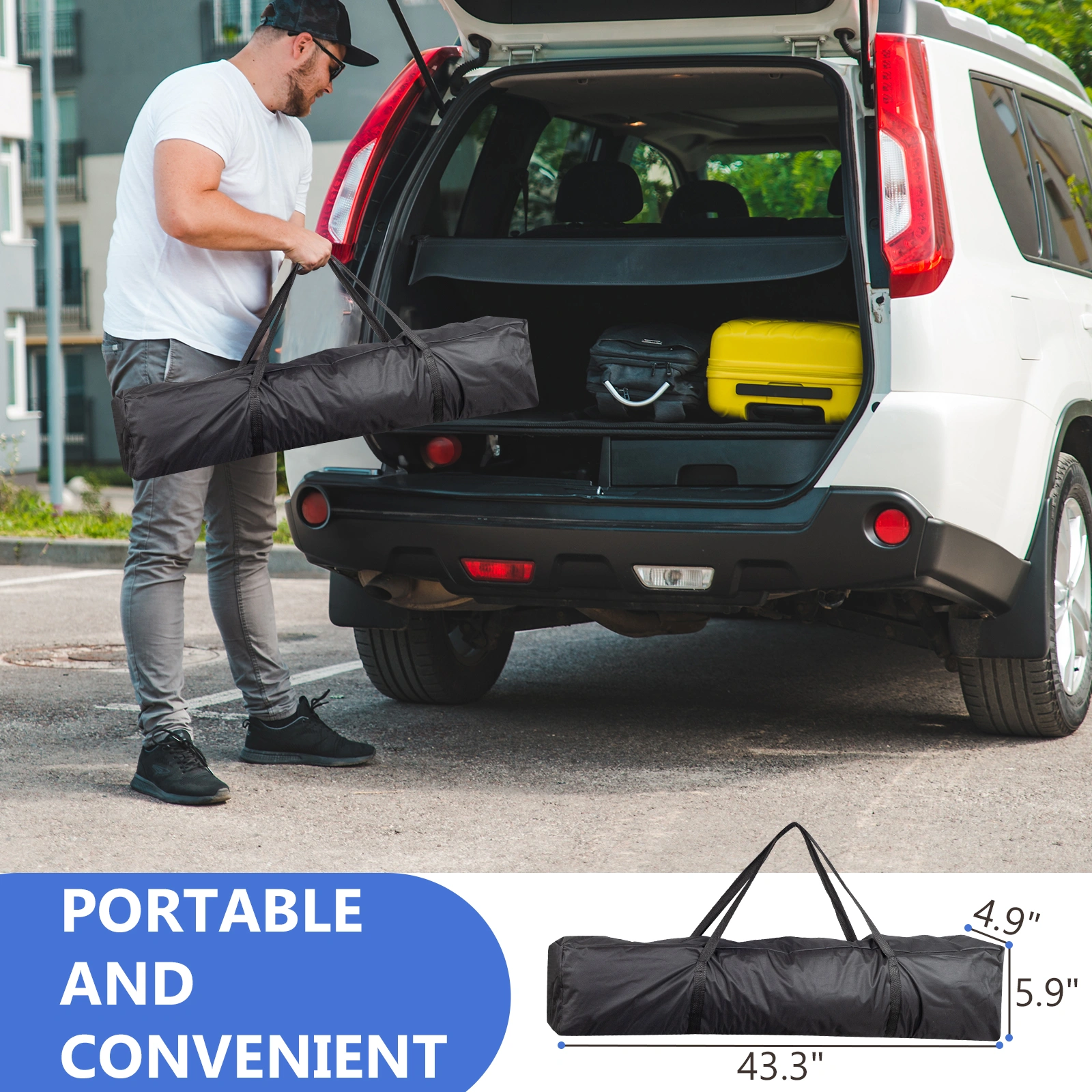 6.5x6.5FT Four Sides Portable Party Tent view 12