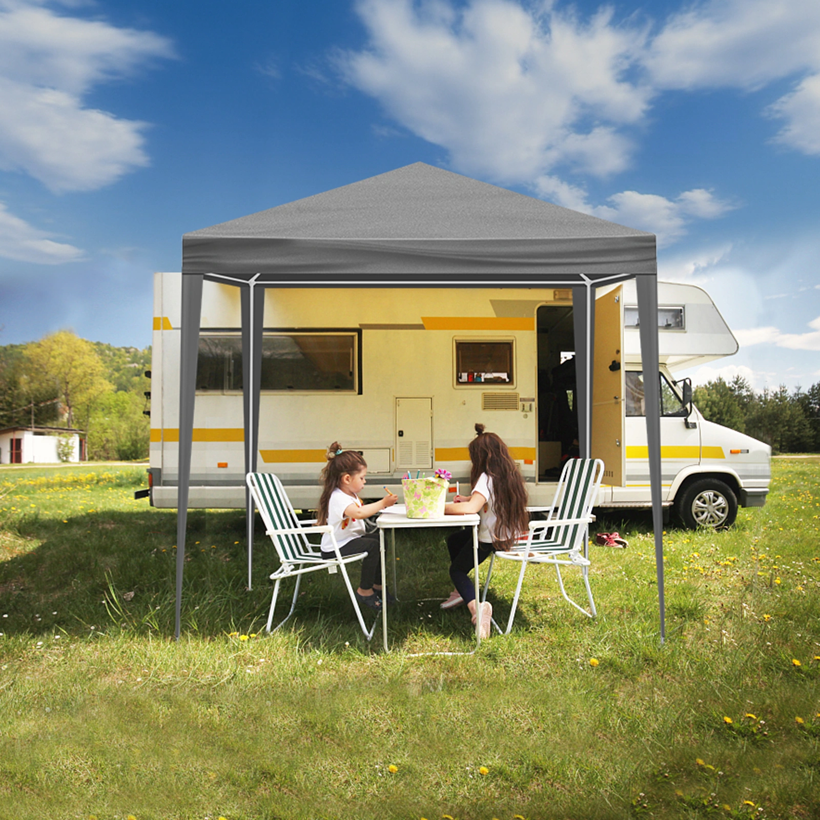 6.5x6.5FT Four Sides Portable Party Tent view 15