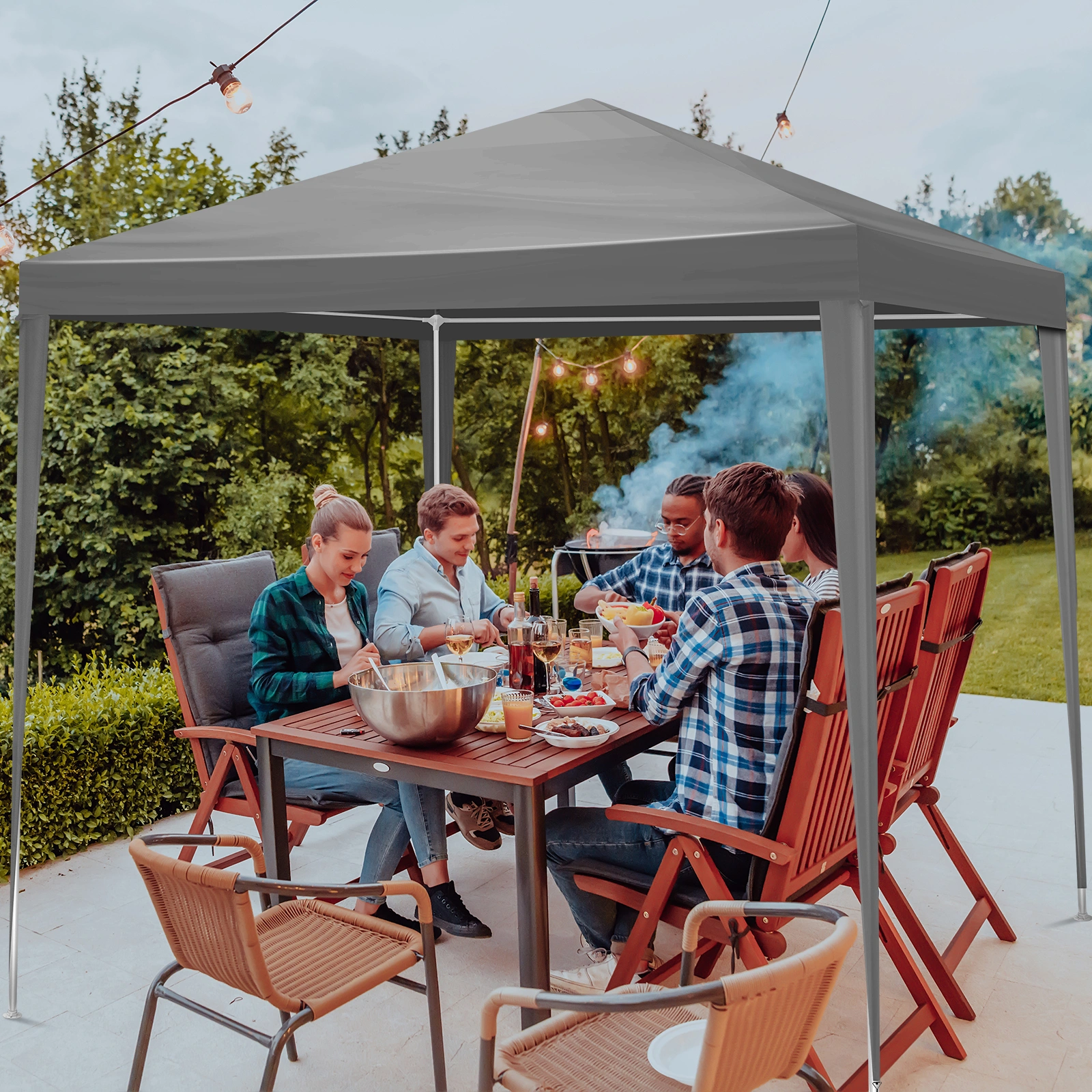 6.5x6.5FT Four Sides Portable Party Tent view 18