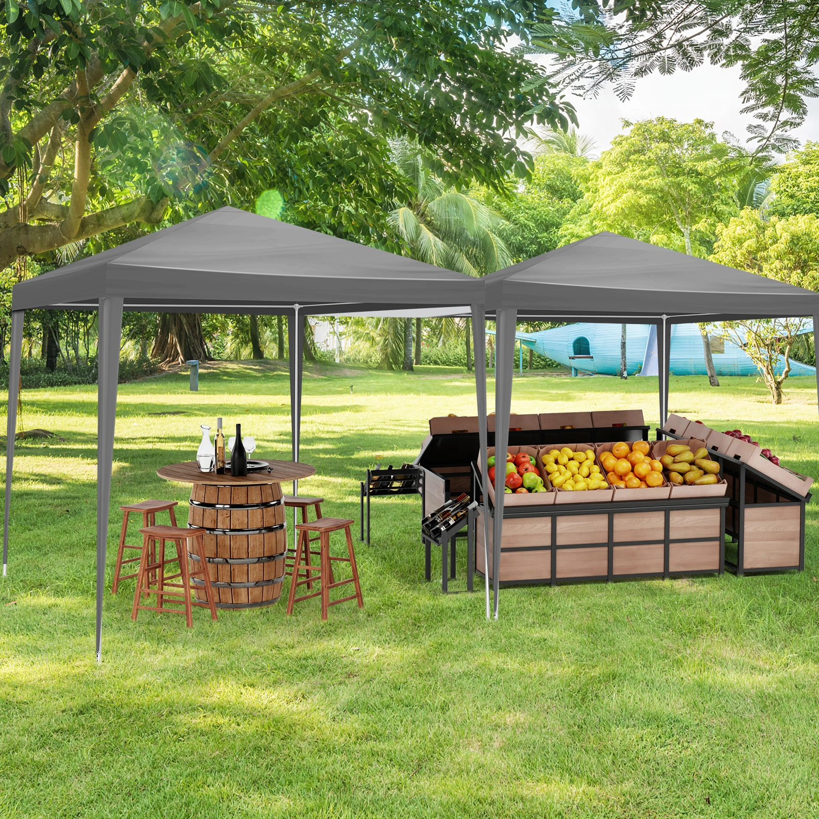 6.5x6.5FT Four Sides Portable Party Tent view 21