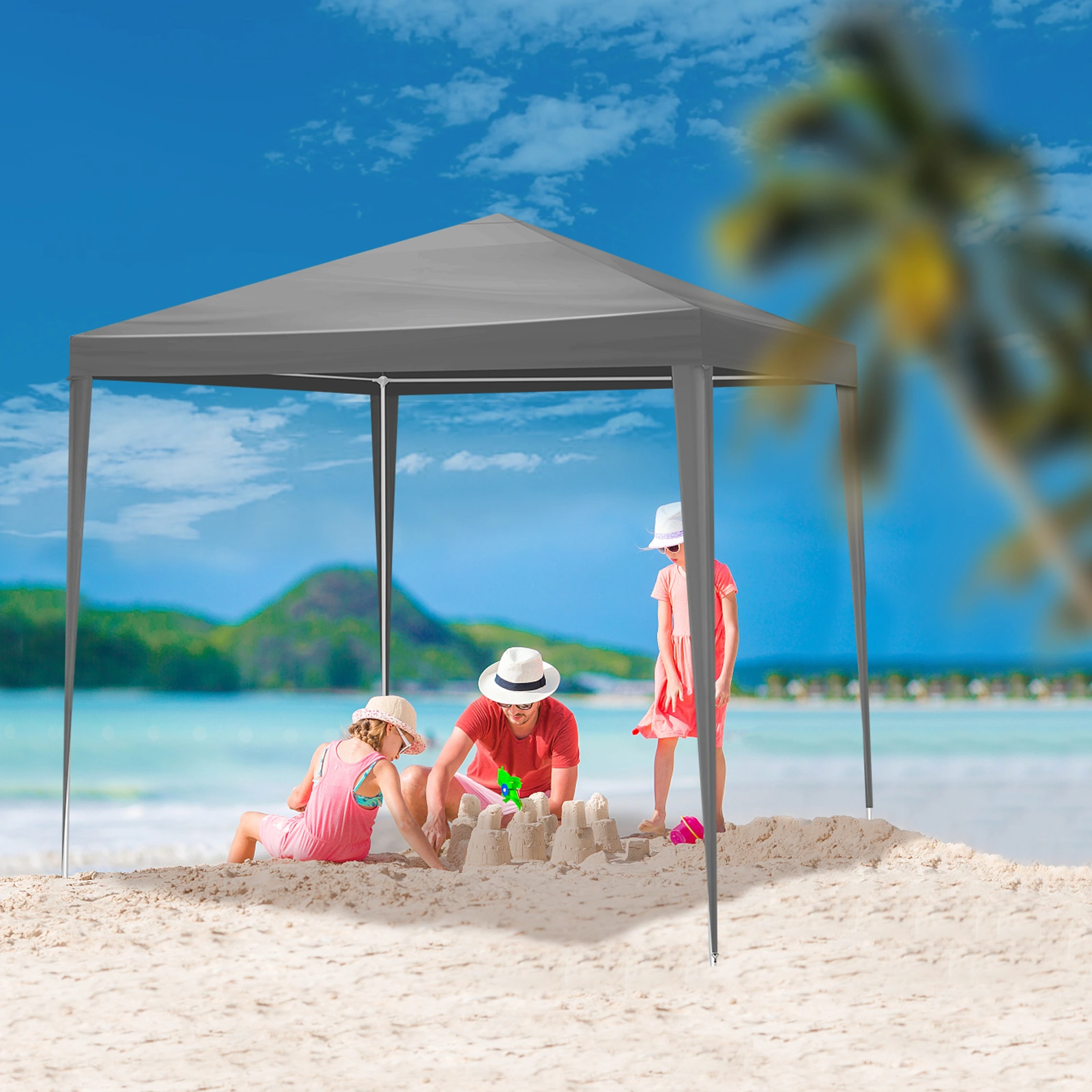 6.5x6.5FT Four Sides Portable Party Tent view 8