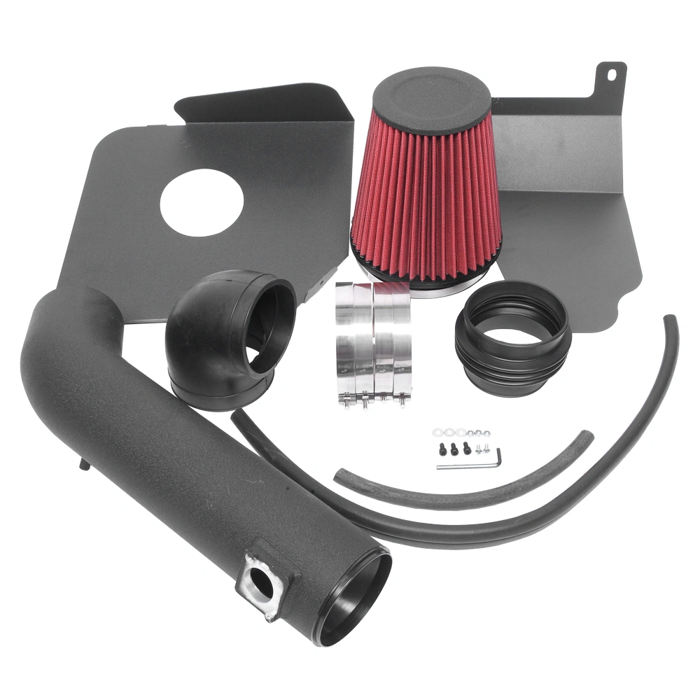 4 Inch Black Intake Pipe with Air Filter for GMC Chevy Cadillac 2009-2014 V8 4.8L 5.3L 6.0L 6.2L view 4