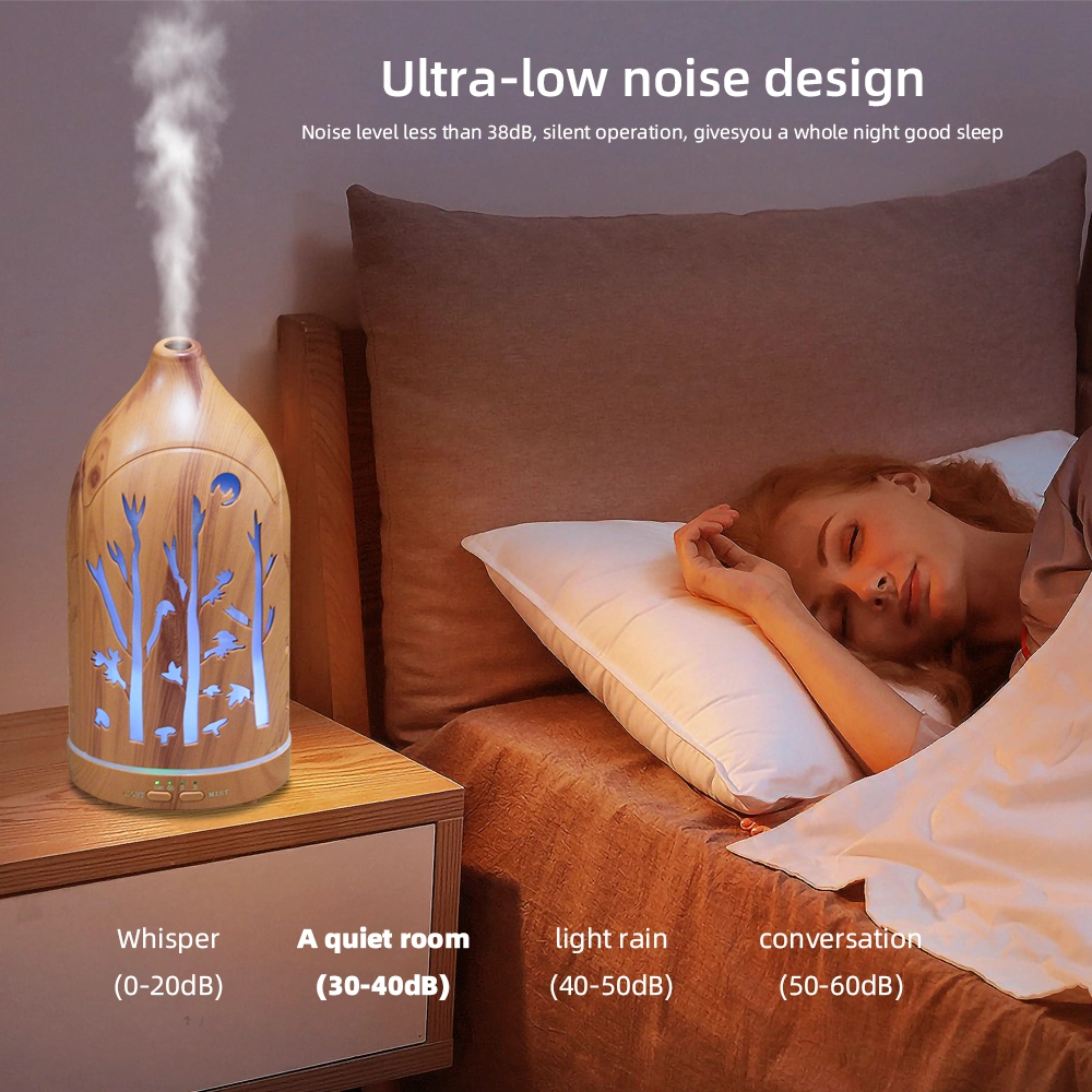 Aromatherapy Diffuser with 7 LED Colors, Auto Shut Off & 3 Essential Oils view 11
