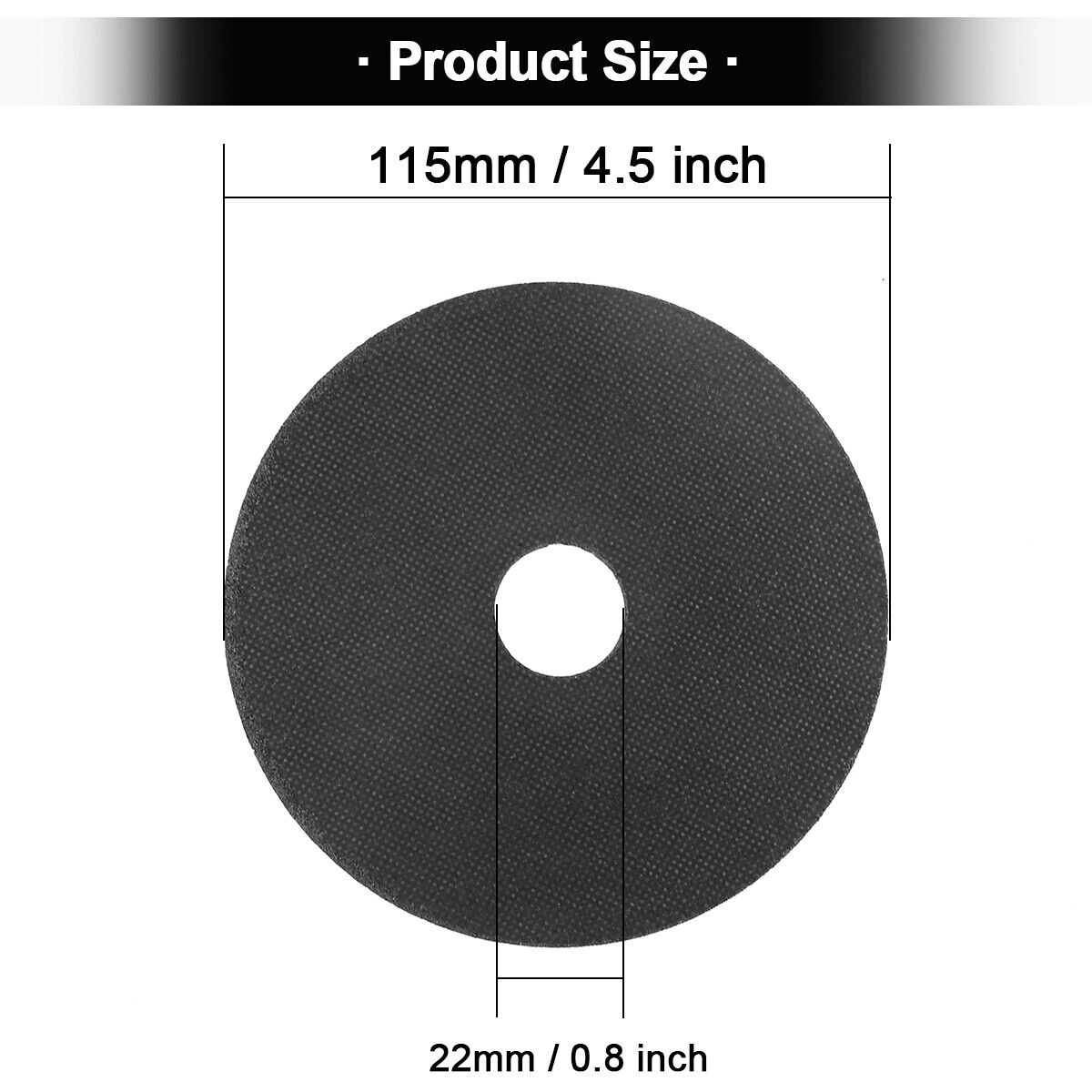 50x115mm Ultra Thin 1mm Metal Cutting Disc Wheel for Steel & Stainless Steel Angle Grinder view 3
