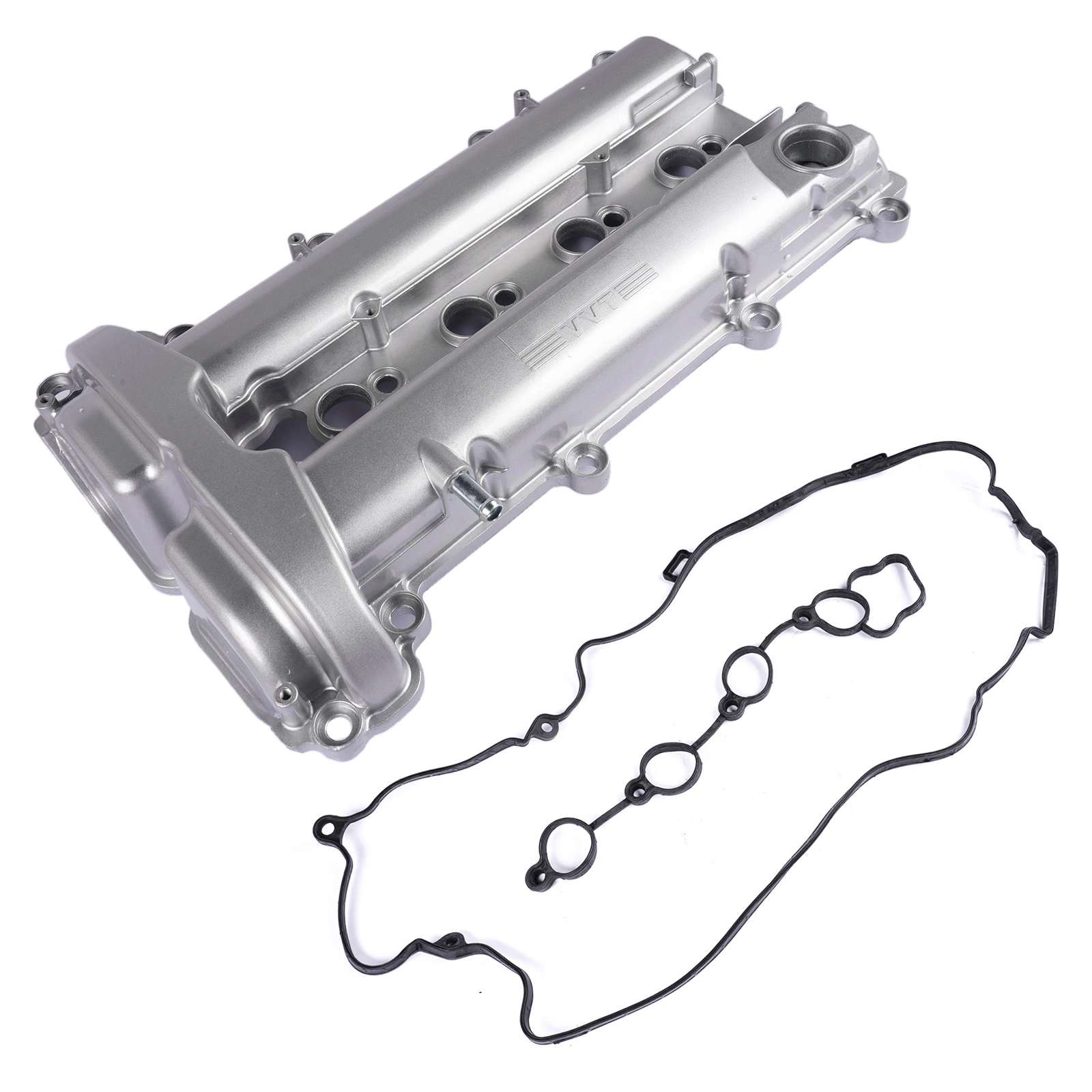 Engine Valve Cover with Gasket Fit for Chevy HHR 2006-2011 Cobalt 2006-2010 Pontiac Solstice 2006-2009 Silver 1Pc view 2