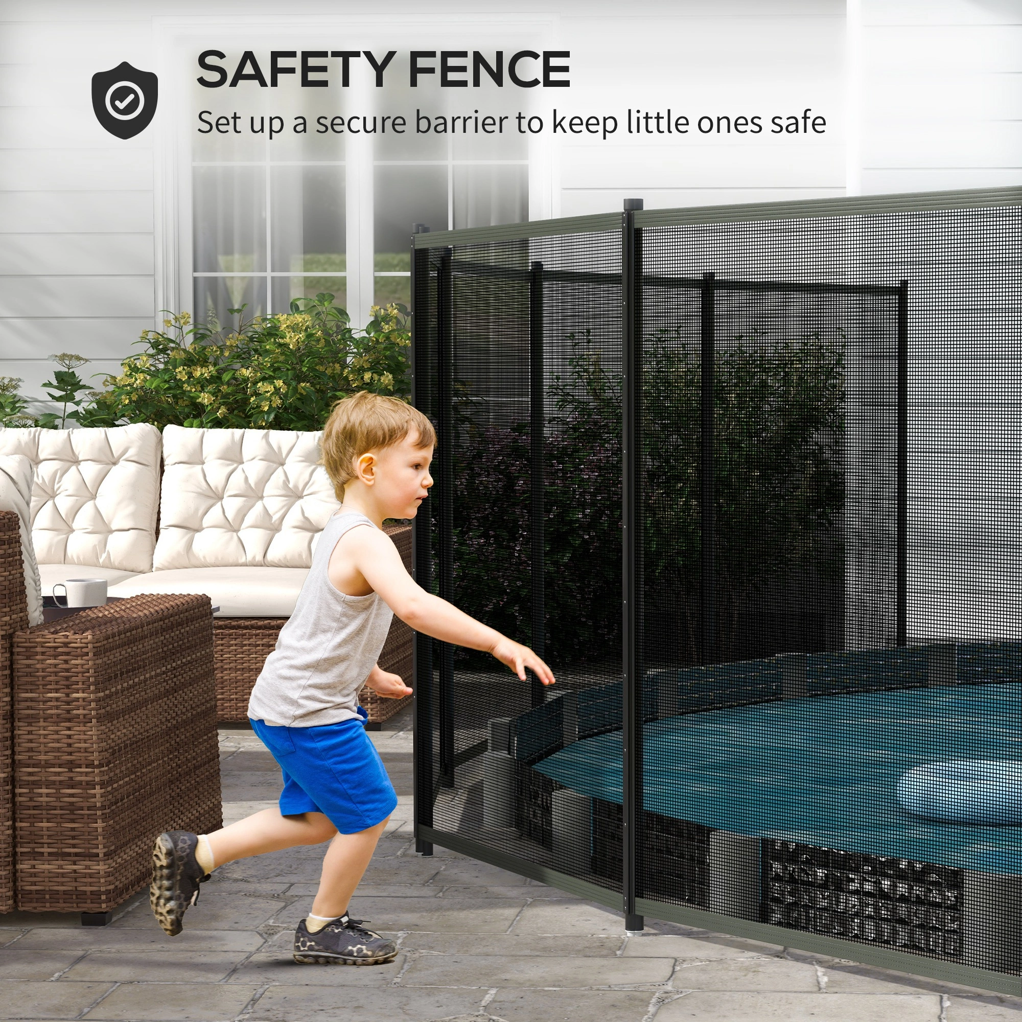 Decorative Garden Fence Panels, Metal Yard Border Fencing for Flower Bed, Lawn, Outdoor Landscape, Easy Installation, Weath