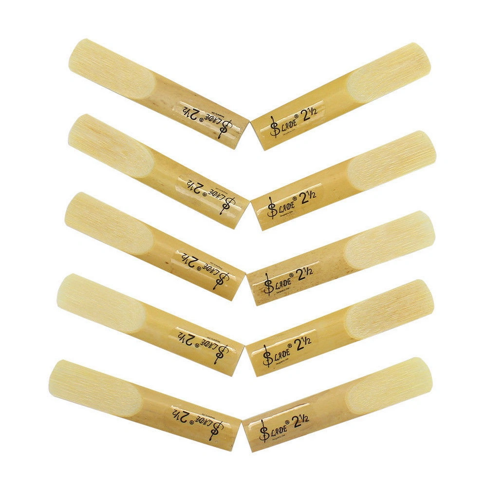 10pcs LADE E-Flat Alto Saxophone Reed with Transparent Case Strength 2.5 view 7
