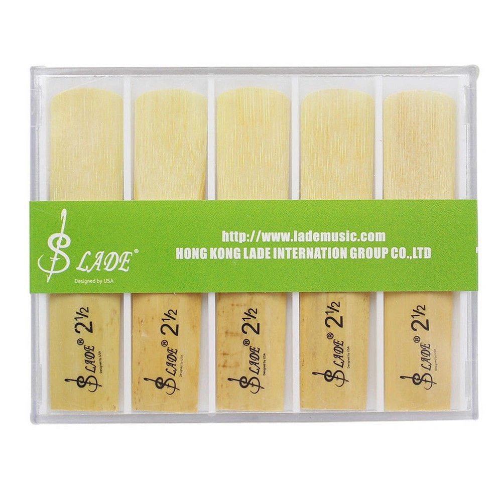 10pcs LADE E-Flat Alto Saxophone Reed with Transparent Case Strength 2.5 view 8