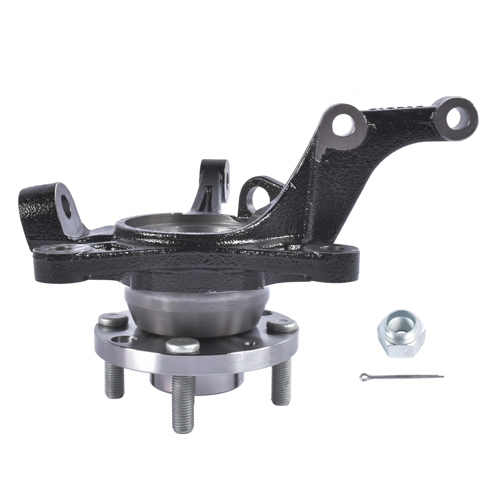 Front Left Steering Knuckle & Wheel Hub Bearing Assembly Fit for Chevy Aveo Aveo5 Pontiac G3 L4 1.6L 96535190