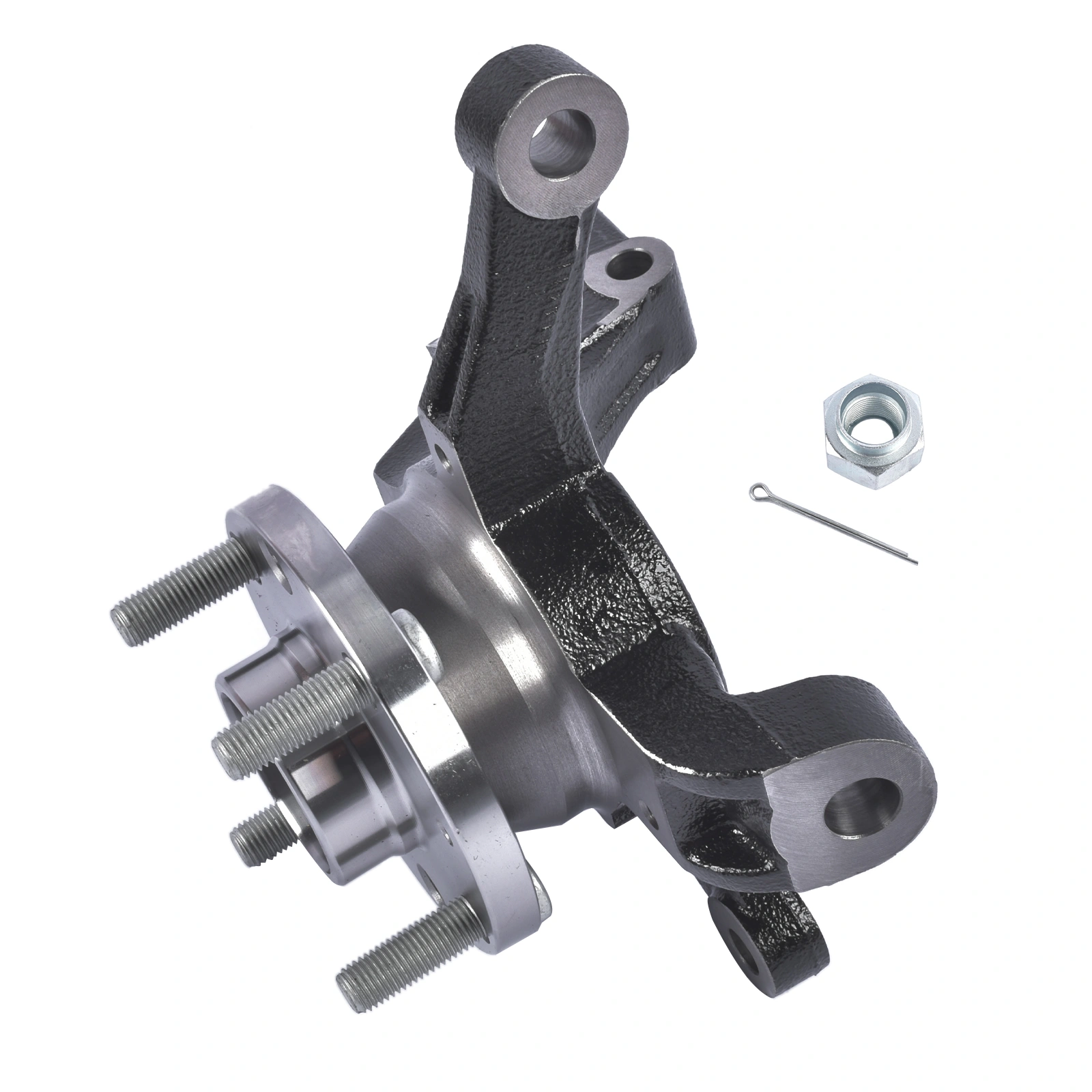 Front Left Steering Knuckle & Wheel Hub Bearing Assembly Fit for Chevy Aveo Aveo5 Pontiac G3 L4 1.6L 96535190 view 5
