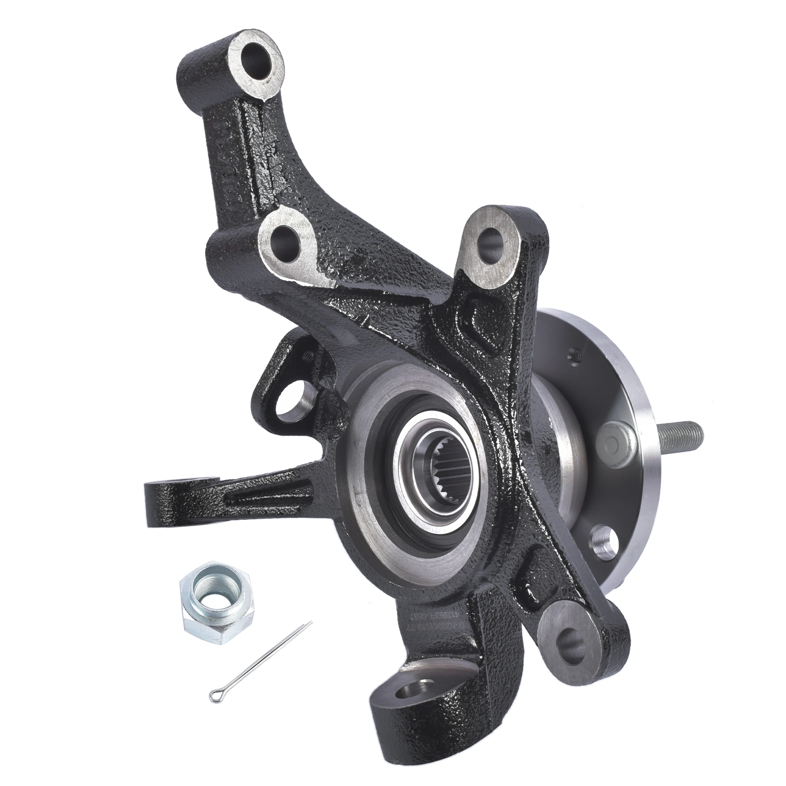 Front Left Steering Knuckle & Wheel Hub Bearing Assembly Fit for Chevy Aveo Aveo5 Pontiac G3 L4 1.6L 96535190 view 7