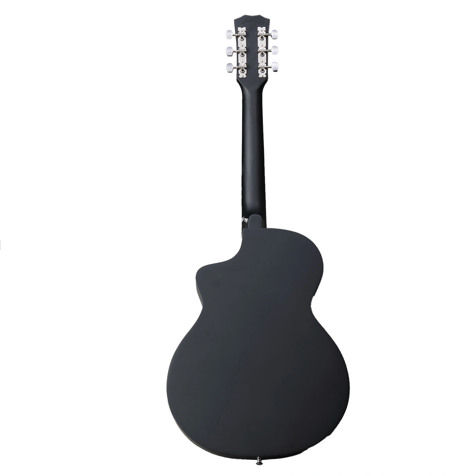 38 Inch Acoustic Guitar for Beginners, JF Body Shape Basswood Folk Guitar, 6-String Student Guitar with Case Picks & Strap - Matte Black view 4