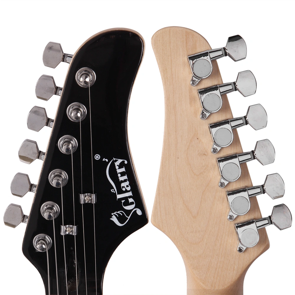 Electric Guitar GST-E Double Pickup Bag Strap Paddle Rocker Cable Wrench Tool Black view 14