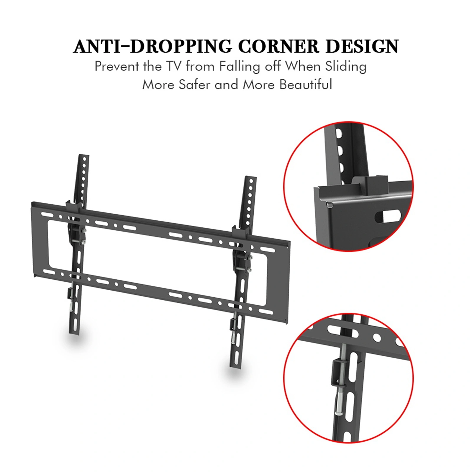 32-70" TV Wall Mount Bracket TMW798, Adjustable Swivel Tilt Stand with Spirit Level view 5