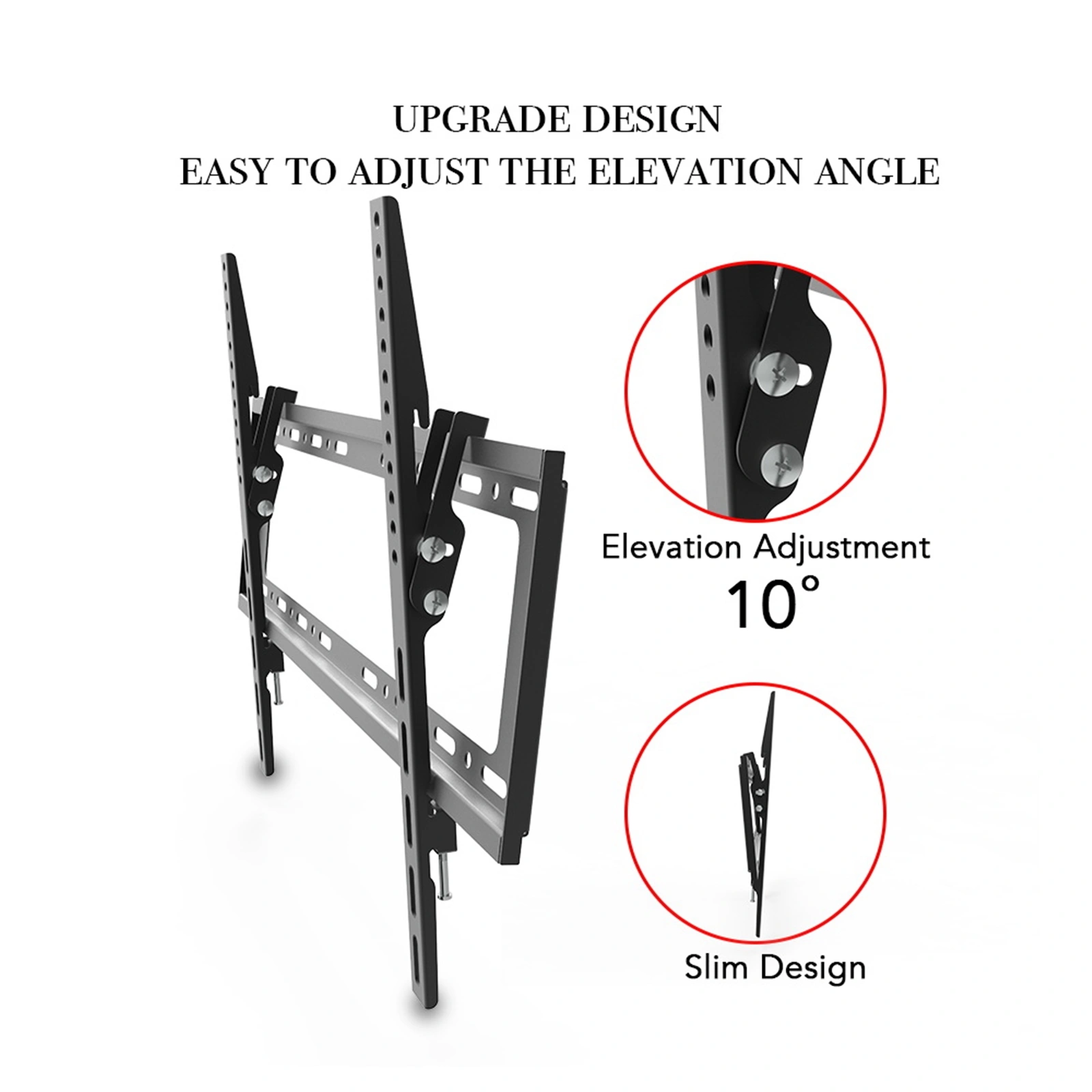32-70" TV Wall Mount Bracket TMW798, Adjustable Swivel Tilt Stand with Spirit Level view 8