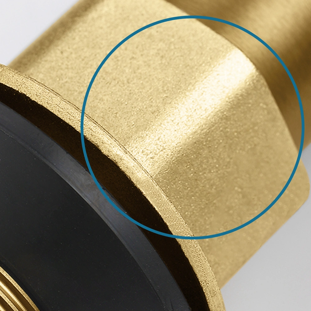 Brushed Gold Bathroom Sink Drain with Strainer Basket - Vanity Basin Waste Pop-up Drain Stopper, Gold Finish Drain Assembly view 2