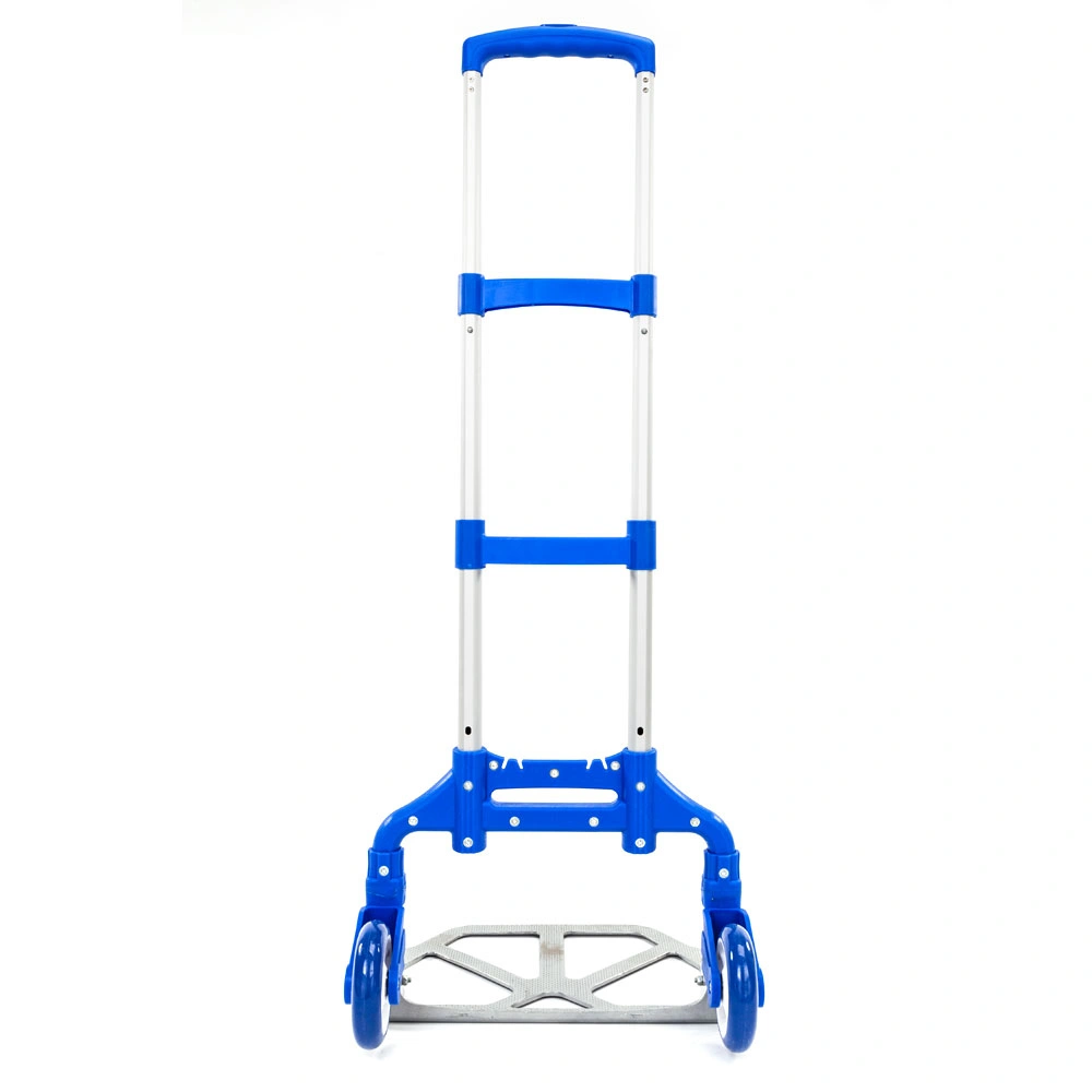 Portable Folding Collapsible Aluminum Cart Dolly Push Truck Trolley Blue view 18