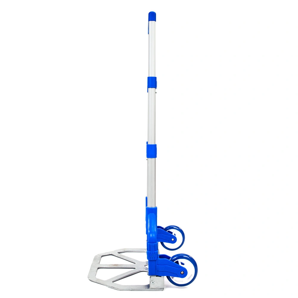 Portable Folding Collapsible Aluminum Cart Dolly Push Truck Trolley Blue view 22